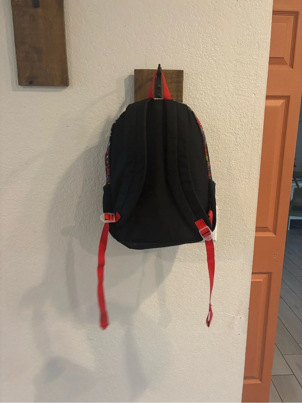 Kids Spider-Man Themed Red Backpack